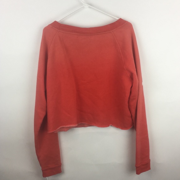 NWT WILDFOX Red Graphic Cropped Sweater - S1 - Picture 4 of 6